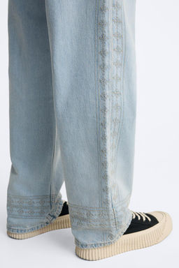 EMBROIDERED JEANS - LIMITED EDITION - Zara фото 5