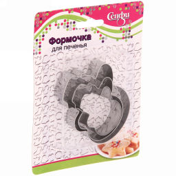 Цена за 5 шт. Форма для выпечки печенья 3шт "Снеговик"