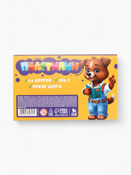 Цена за 2 шт. Пластилин 12 цветов, 180 г