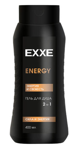 EXXE MEN гель д/душа 400мл 2в1 "Сила и энергия" Energy