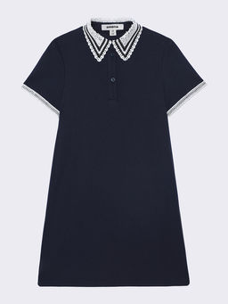 Платье с короткими рукавами