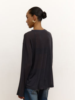 Лонгслив из трикотажа прямого силуэта - Mollis фото 10