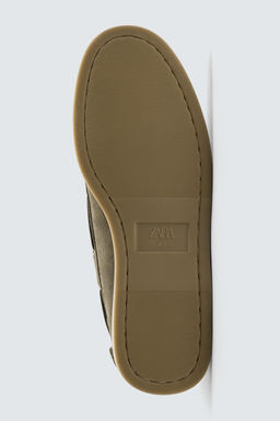 LEATHER DECK SHOES - Zara фото 16