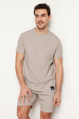 TRENDYOL MAN Siyah Regular Fit Sortlu Pijama Tak?m? TMNSS23PT00036 - Trendyolmilla фото 33