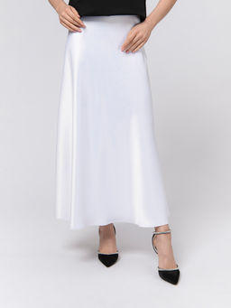 Юбка белого цвета длины миди - 1001dress фото 4