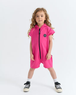 Ромпер на молнии с капюшоном Бабл-гам - Bungly фото 8