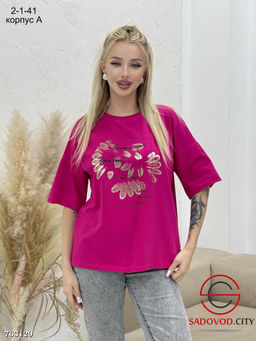 Женская футболка с принтом - Bruno фото 2