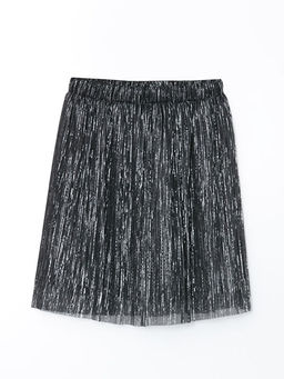 Beli Lastikli I??lt?l? K?z ?ocuk Etek - Waikiki фото 3