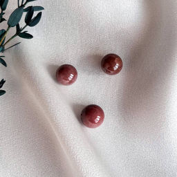 Бусины для украшений из Родонита (3 шт)