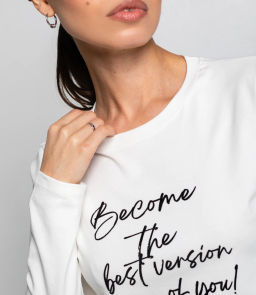 Лонгслив #КТ8921 (2), молочный - Dommod фото 5