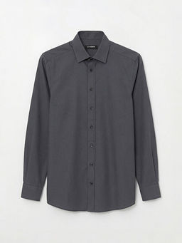 Slim Fit Poplin Erkek G?mlek