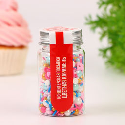 Кондитерская посыпка Цветная карамель, 50 г