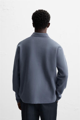 VISCOSE BLEND KNIT POLO SHIRT - Zara фото 43