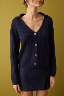 Ekru Yunlu Basic Polo Yaka Triko H?rka TWOAW26HI00084 - Trendyolmilla фото 3