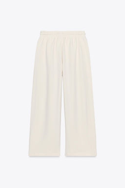 RUSTIC WIDE-LEG TROUSERS - Zara фото 15