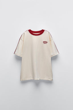 T-SHIRT WITH PIPING - Zara фото 2