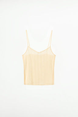 POINTELLE TOP WITH LACE TRIMS - Zara фото 5