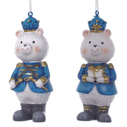 Фигурка декоративная подвесная "Медвежонок", L3,5 W3,5 H10,5 см, 2в.