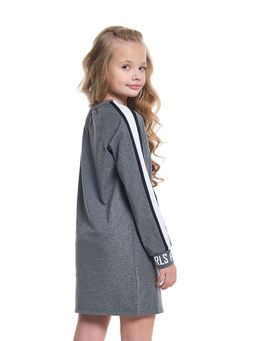 Платье с принтом из супрема UD 7420 граф меланж - Mini maxi фото 4