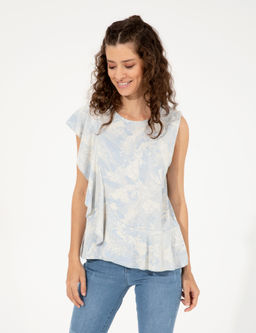 A__k Mavi Comfort Fit _rme Bluz