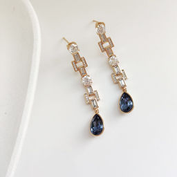 Серьги с кристаллами Swarovski