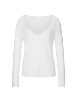 Пуловер, белый - Linea tesini фото 2