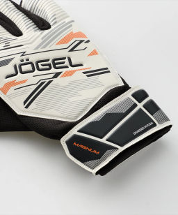 Перчатки вратарские JOGEL Magnum AL3 Flat, белый  фото 3