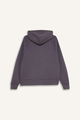 DeFactoFit Толстовка на молнии с капюшоном стандартной посадки  фото 3