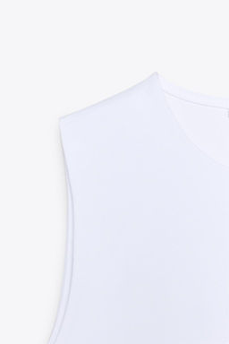 COTTON CROP TOP - Zara фото 38