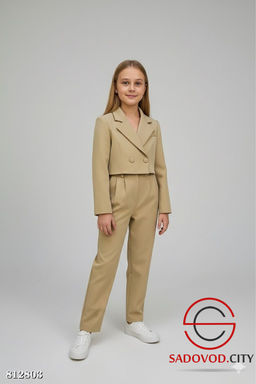 Костюм для девочки штаны и пиджак - Bruno фото 2