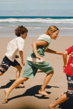BERMUDA JOGGING ESTAMPADA / Verde
