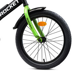 Велосипед 18" Rocket Phoenix, цвет черно/зеленый