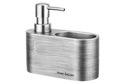 Диспенсер 180 мл 14,9*6,5*13,5 см SOAP серебро, с отделением для губки - Elan gallery фото 4