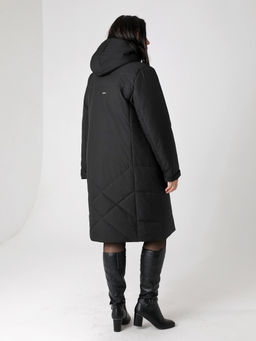 24418 Пальто черный - Dizzyway фото 3