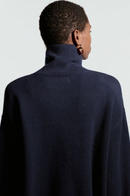 Jersey de cuello alto en mezcla de cachemira - H&m фото 7