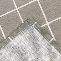 Фартук Экономь и Я Клетка.цвет бежевый, 56*704см, 100% хл, рогожка  фото 3