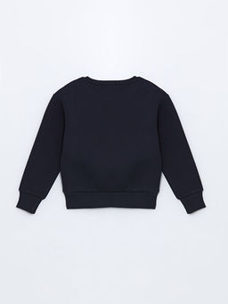 Bisiklet Yaka Bask?l? Erkek ?ocuk Sweatshirt - Waikiki фото 2