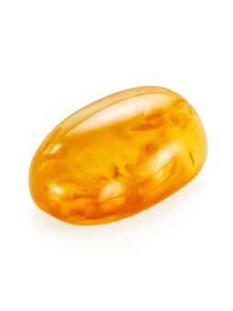 Cувенирный янтарь насыщенного медового оттенка с красивой текстурой