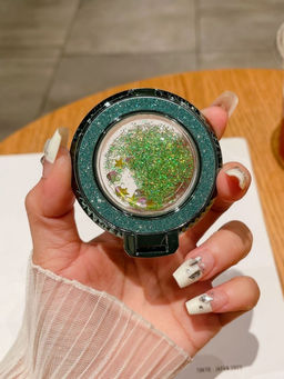 Попсокет "Shimmer sequins", green