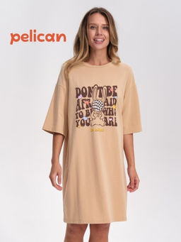 PELICAN, платье женское, Песочный