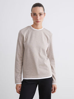 Bisiklet Yaka Kad?n Sweatshirt