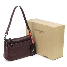Женская кожаная сумка Sergio Valentini SV-3385 Бордо  фото 4