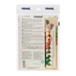 Набор для вышивания PANNA Живая картина JK-2271 Бельчата украшают елку 17 х 19 см