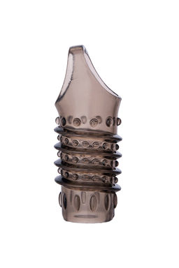 Насадка ToyFa XLover, для увеличения размера, TPE, черная прозрачная, 10,5 см  фото 2