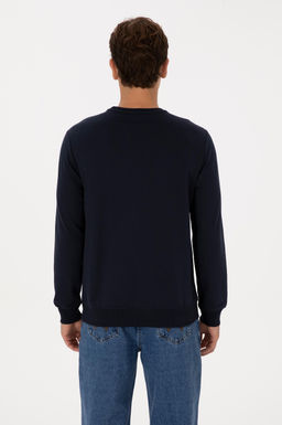 Erkek Lacivert Basic Sweatshirt - U.s. polo assn фото 5