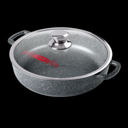 Жаровня 280/70 3,5л. Гранит Induction лит/руч. с кр. (п/у), Иж2832аг