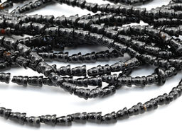 Бусины из агата форма 6*8мм, 37см, 49 бусин Радуга камня