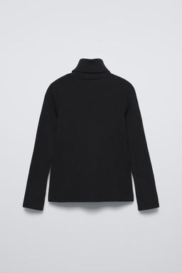 TURTLENECK RIBBED SWEATER - Zara фото 2