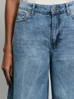 Джинсовые шорты бермуды удлиненные / Zarina  фото 6