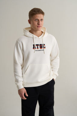 Худи Серо-белый ANTA SPORTS CLUB Sweat Hoodie фото 2